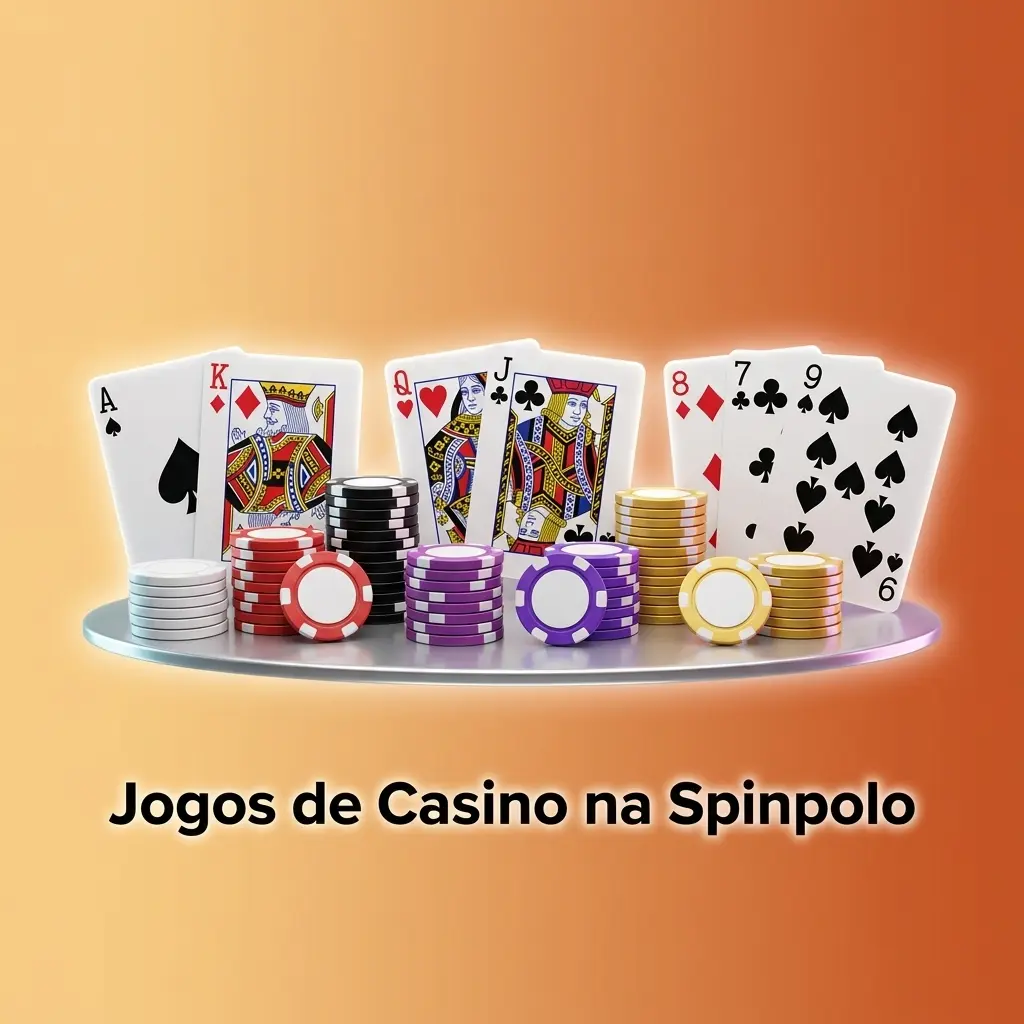 Secção de casino Spinpolo com mais de 6000 jogos: slots, roleta, blackjack, baccarat e game shows ao vivo
