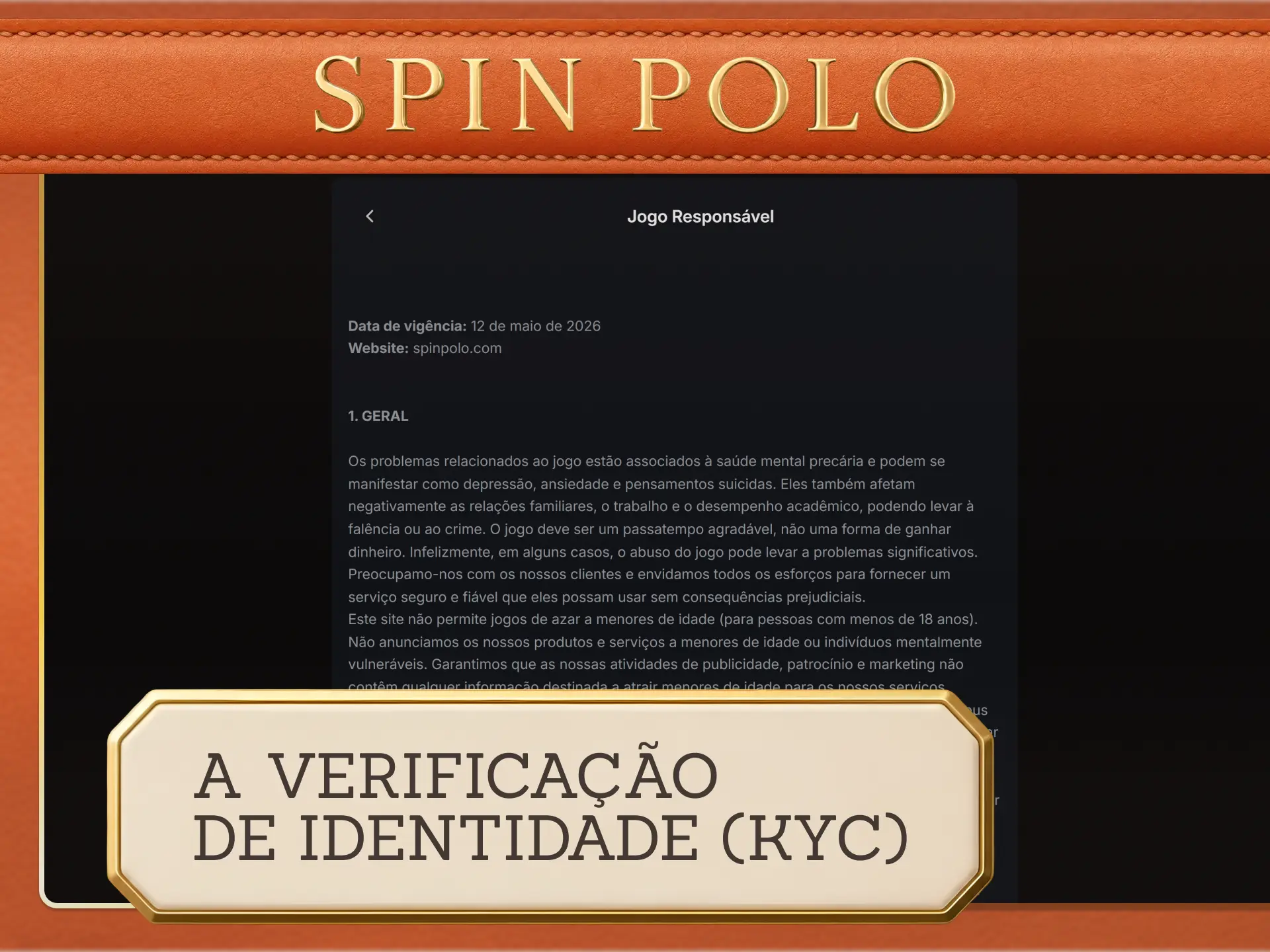 Defina os seus limites diários jogando no Spinpolo Casino responsavelmente.