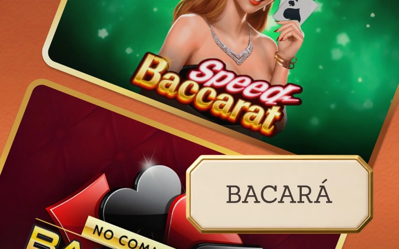 Demonstre a sua técnica jogando bacará no Spinpolo Casino ao Vivo.