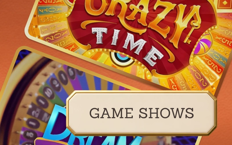 Participe de game shows interativos no moderno Spinpolo Casino ao Vivo.