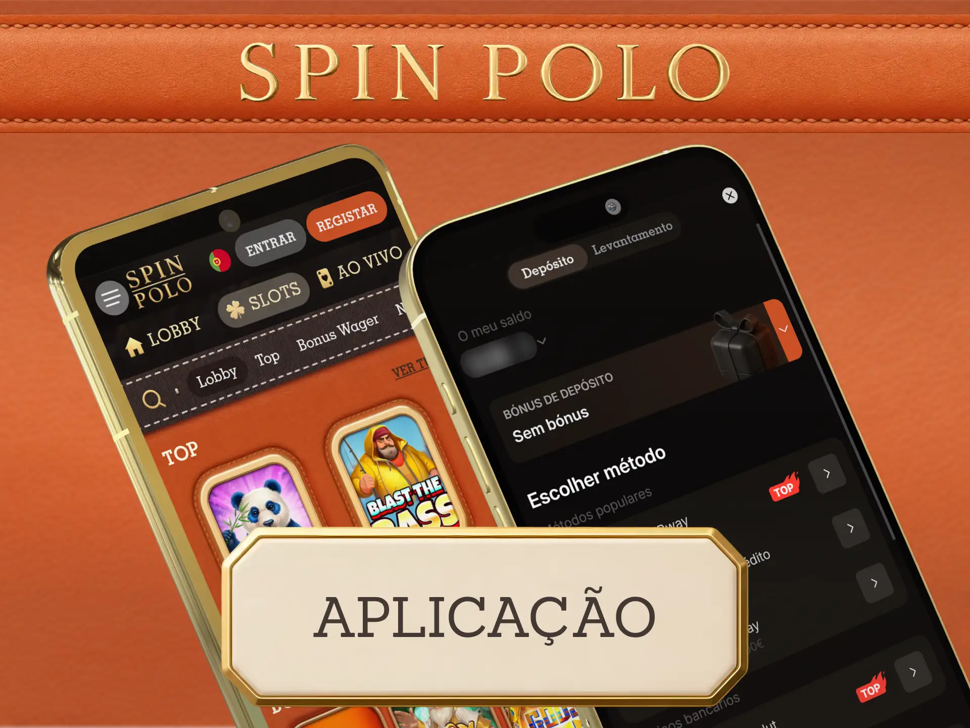 Instale a aplicação oficial da Spinpolo no seu smartphone hoje.