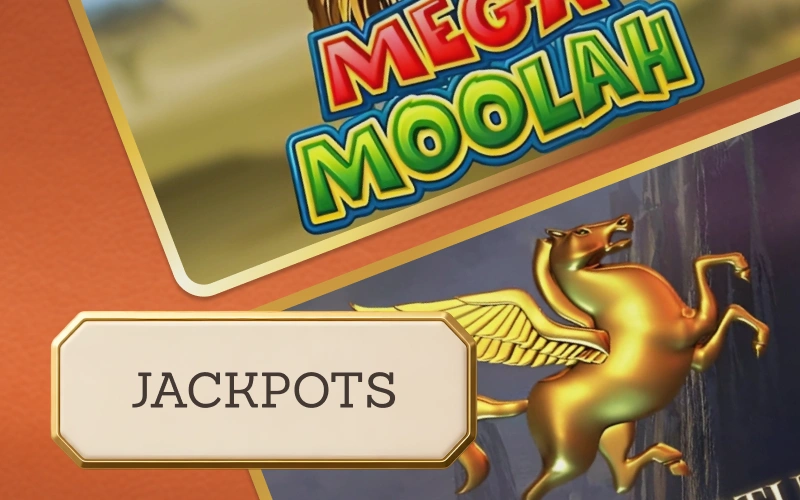 Procure os grandes jackpots acumulados no casino online da Spinpolo.
