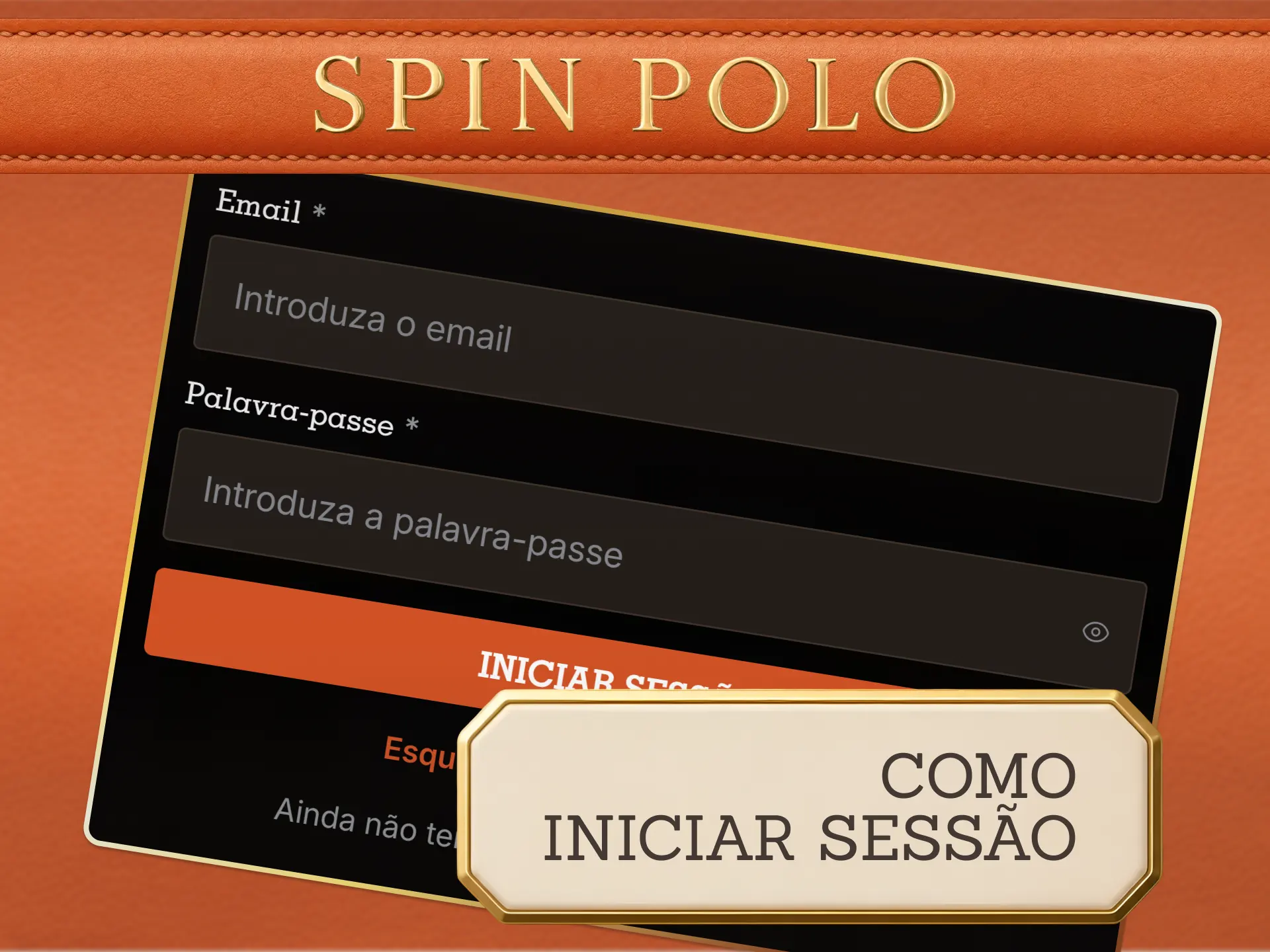 Faça o login na Spinpolo para começar a fazer apostas.