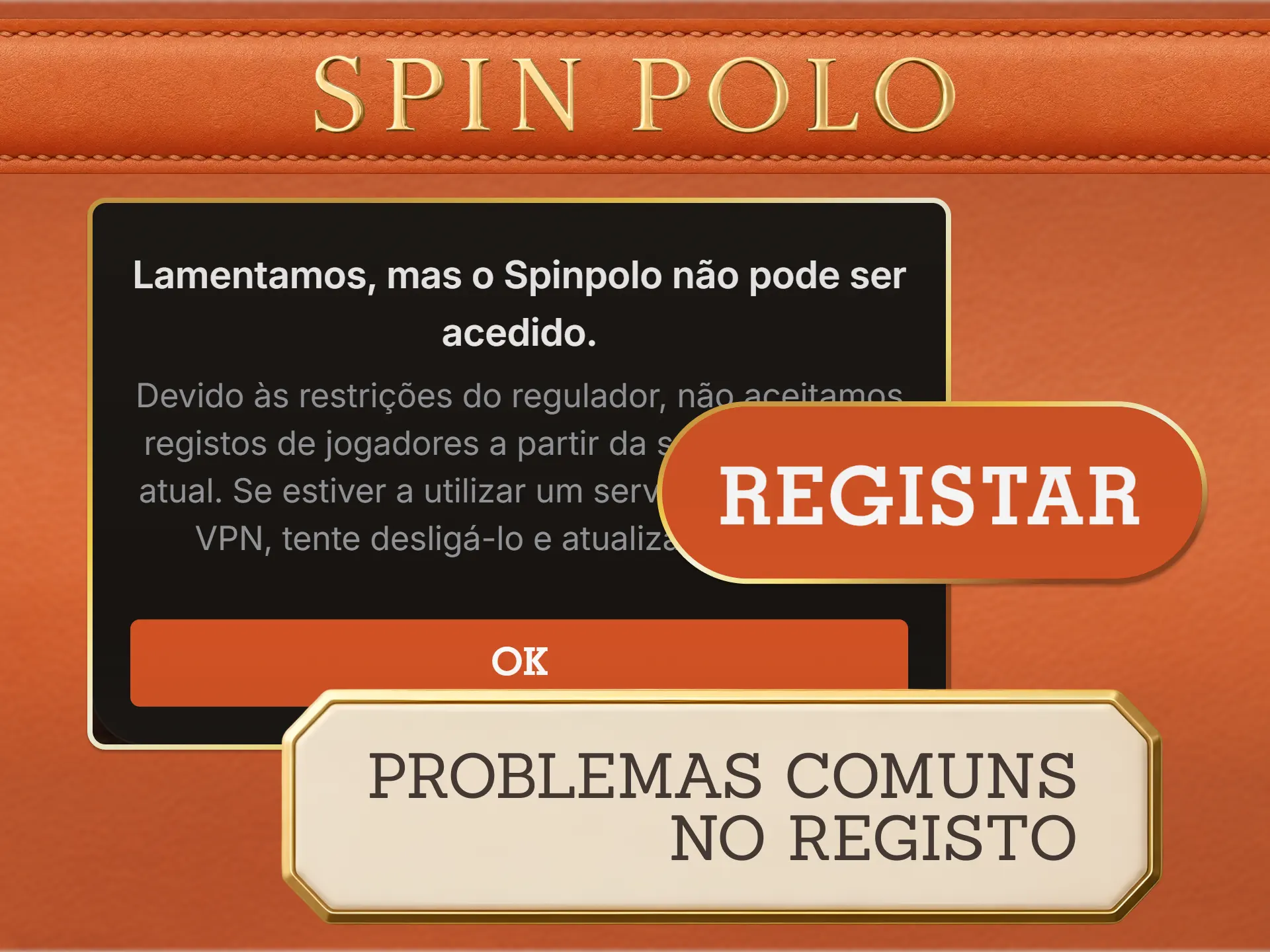 Evite erros comuns ao preencher os dados do Spinpolo Registo.