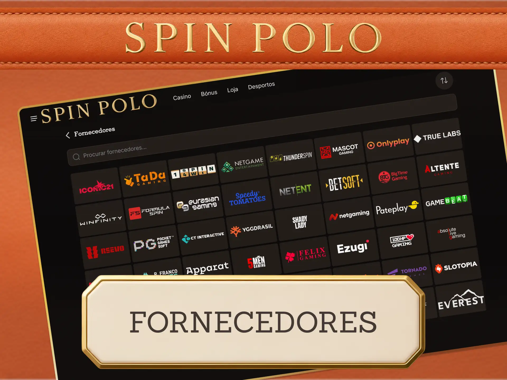 Descubra os estúdios de renome mundial nas Slots Spinpolo oficiais.