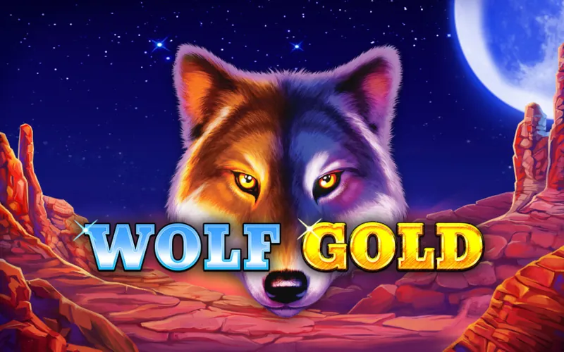 Persiga os jackpots da slot Wolf Gold nas Slots Spinpolo.